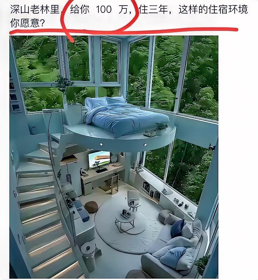 只要有吃有喝有电脑有网，可以住到天荒地老！