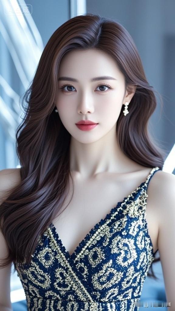 优雅黑裙，闪耀耳环，气质女神，魅力无限！💃👗✨