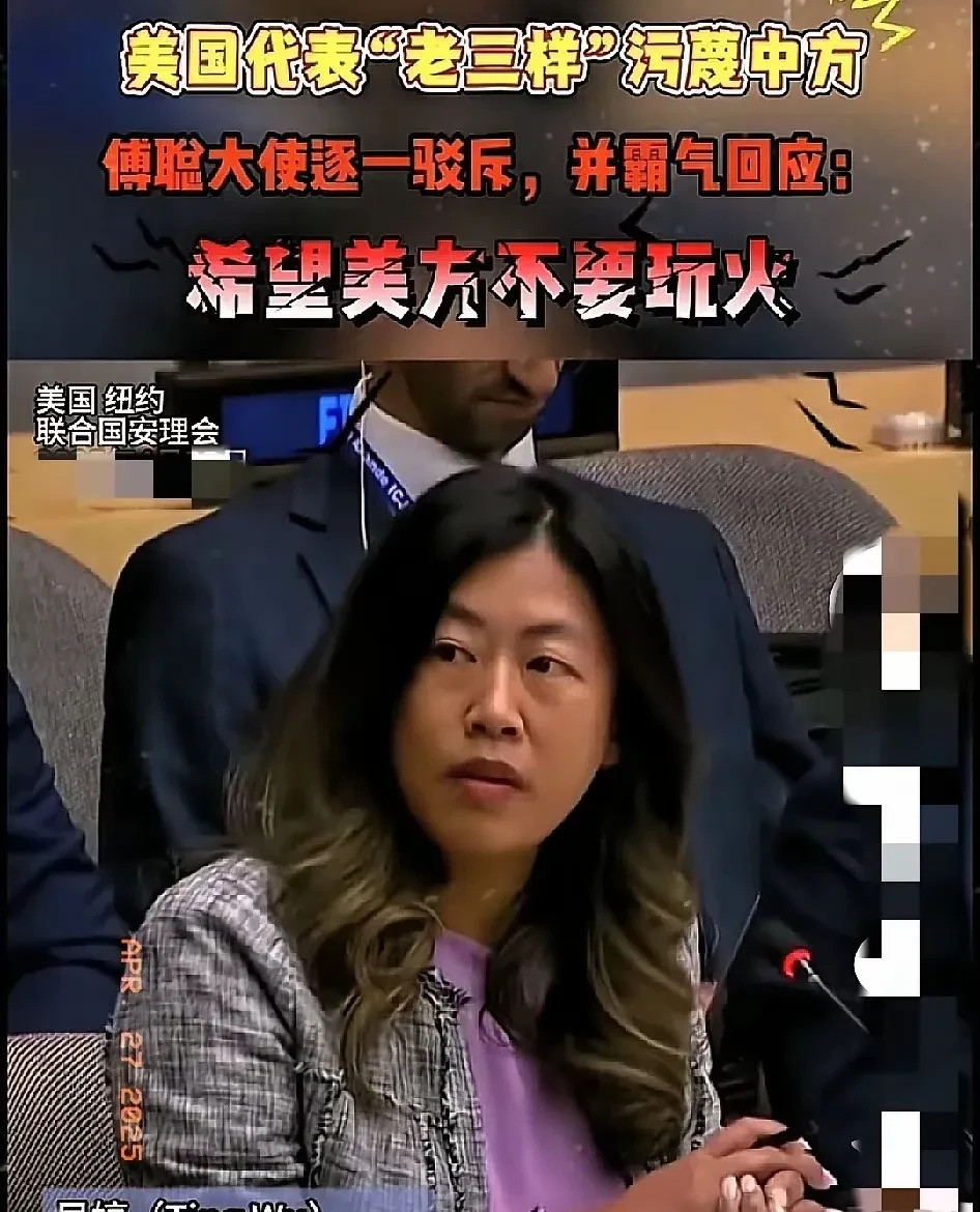 美国用华裔骂中国太炸裂了！联合国大会上，一个华裔女参赞，