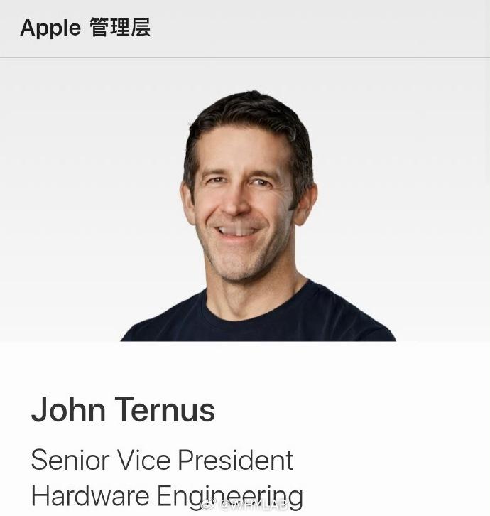 苹果新任CEO特努斯是谁能当上苹果CEO，履历自然不简单：2001年，加入苹