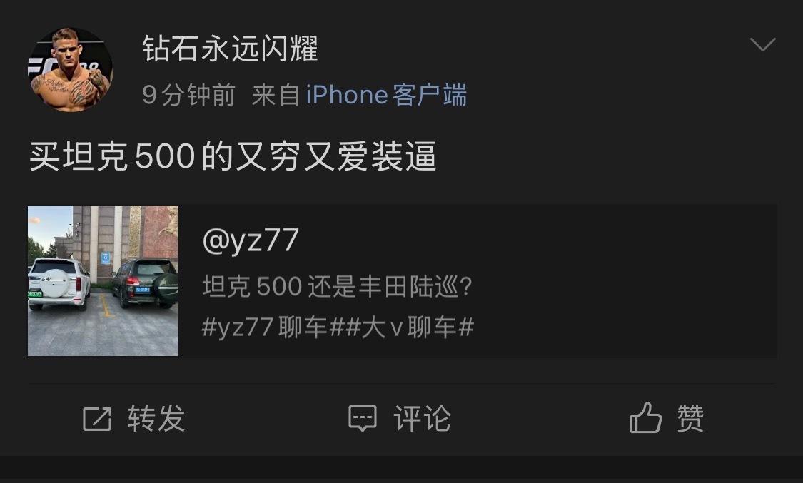 难道不是更务实吗？装逼谁买长城[doge]​​​