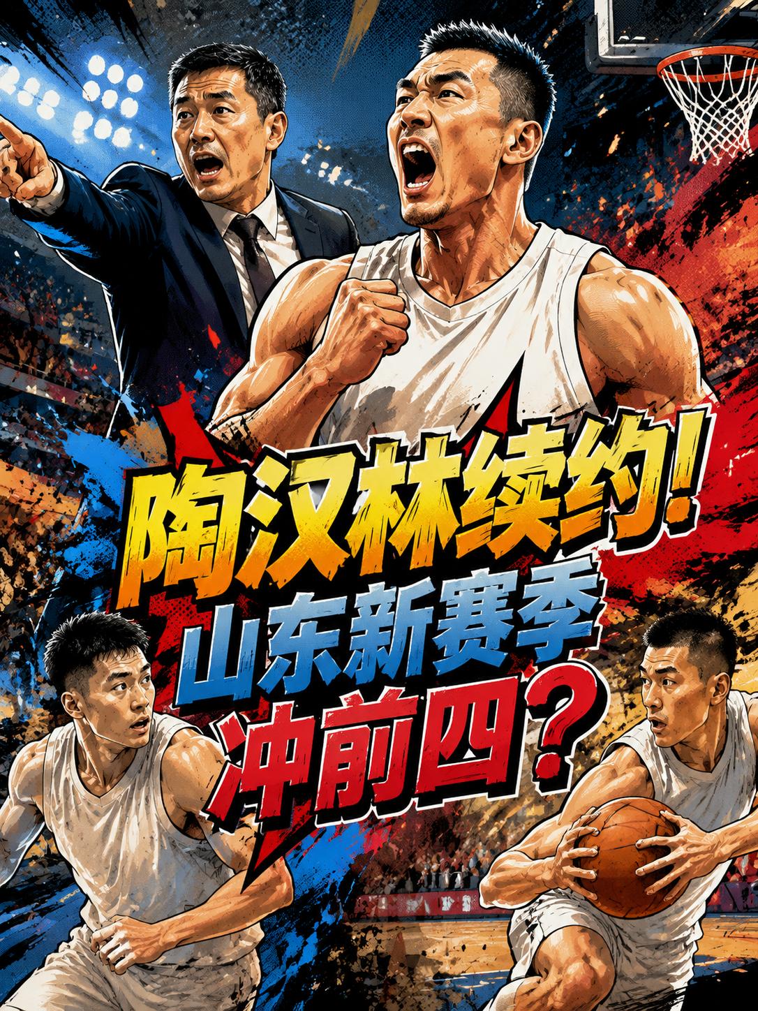 山东队成功续约老将，正是由于这笔续约的完成，这不仅成功保住了球队的战力下限，还让