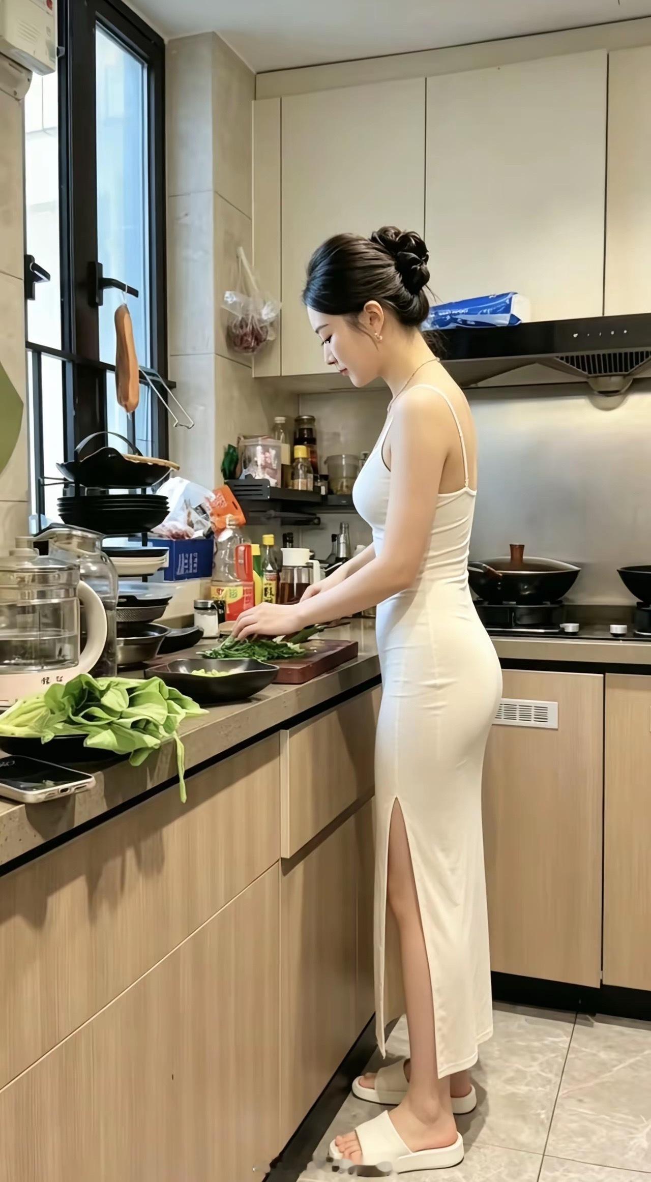 家里有这种媳妇在家烧菜等你，你会准时下班回家吃饭吗？想听听有多少人敢说实话，评论