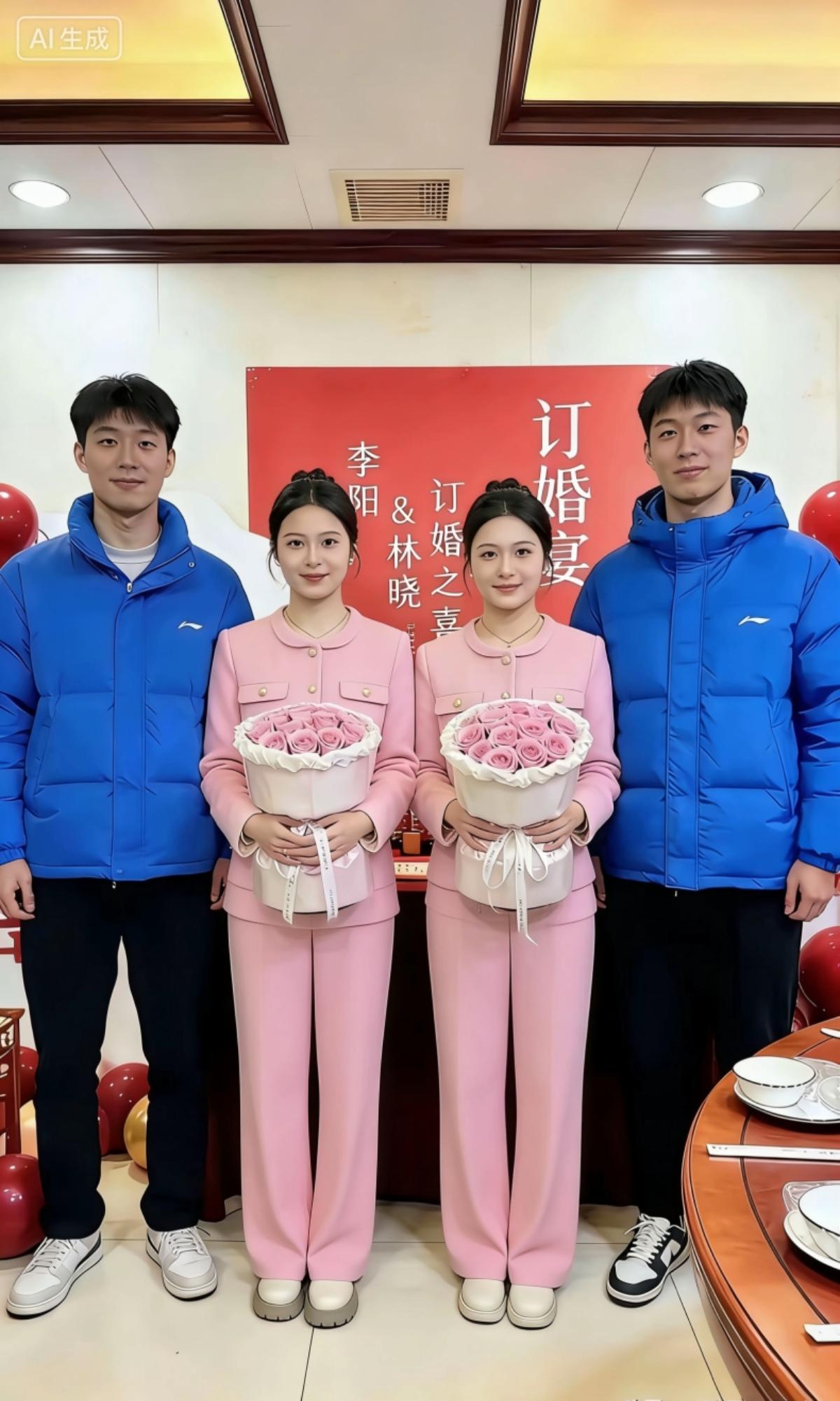 这对双胞胎兄弟竟然娶了双胞胎姐妹！万一搞混了怎么办？怕是连孩子都验不出来吧！