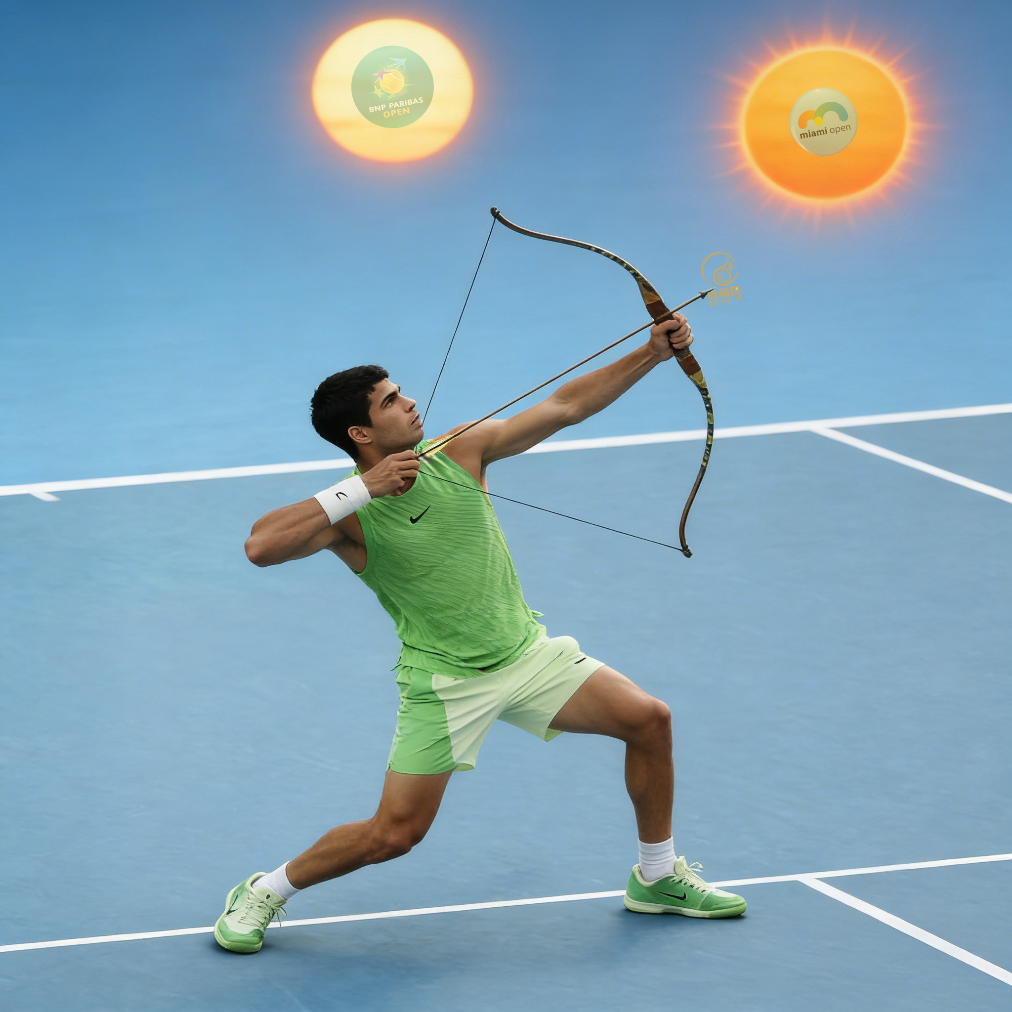 ☀️ATP世界前十与中国选手阳光双赛保分压力☀️阿尔卡拉斯410分辛纳0分德