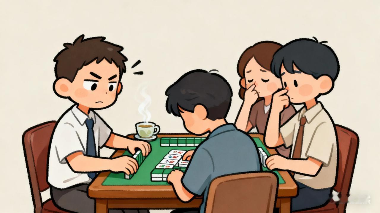 发现了没有,打麻将的人,心里都有个度。该拆搭子时不犹豫,怕错过胡牌的