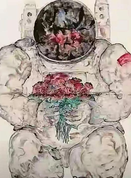 闹大了！清华美院又乱画英雄人物，宇航员浑身肥肉，官媒亲自下场全网舆论彻底沸腾