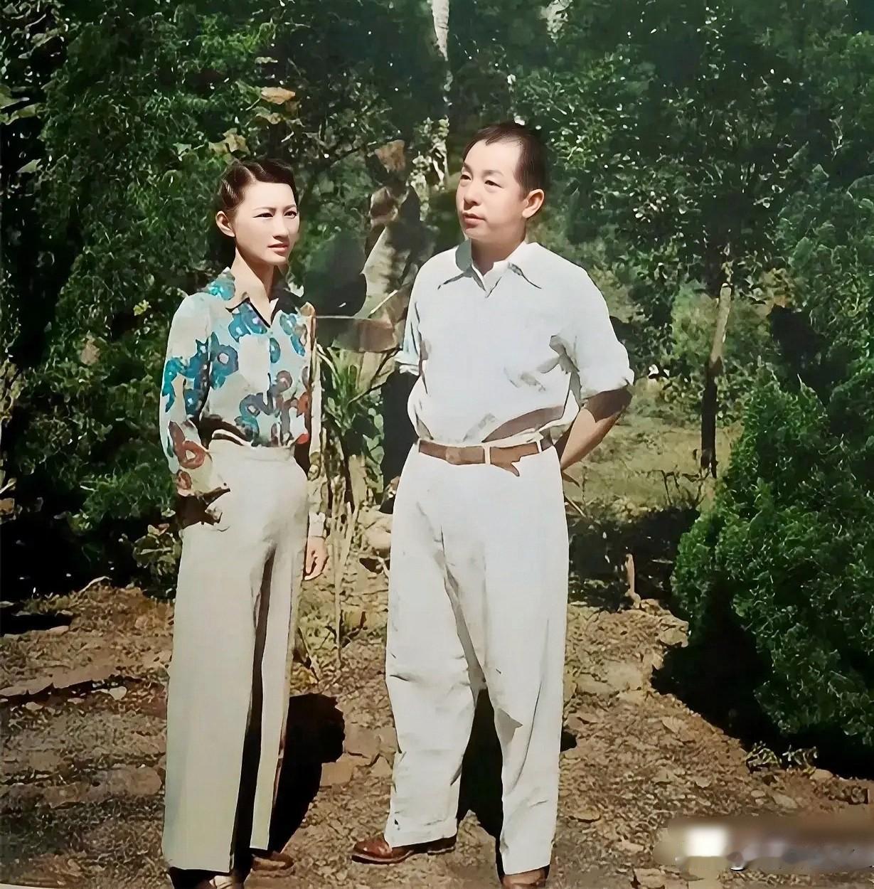 这才是张学良和赵四小姐真实貌相，都看看呗！这可不是演戏，也绝非电视剧中的演员，而