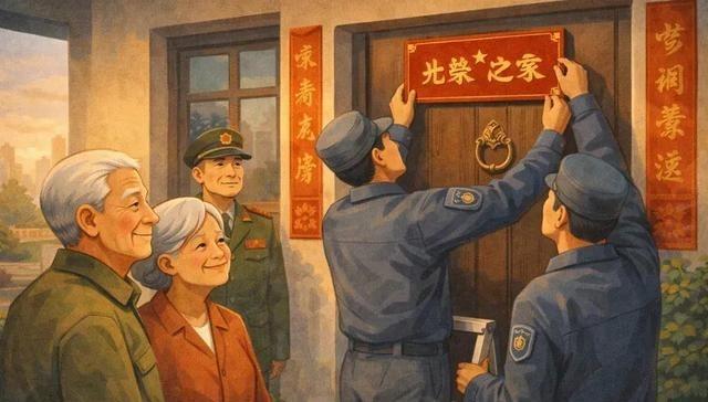 退役军人事务部突然宣布了。近期，退役军人事务部在全国范围内再次把“光荣之家”悬挂