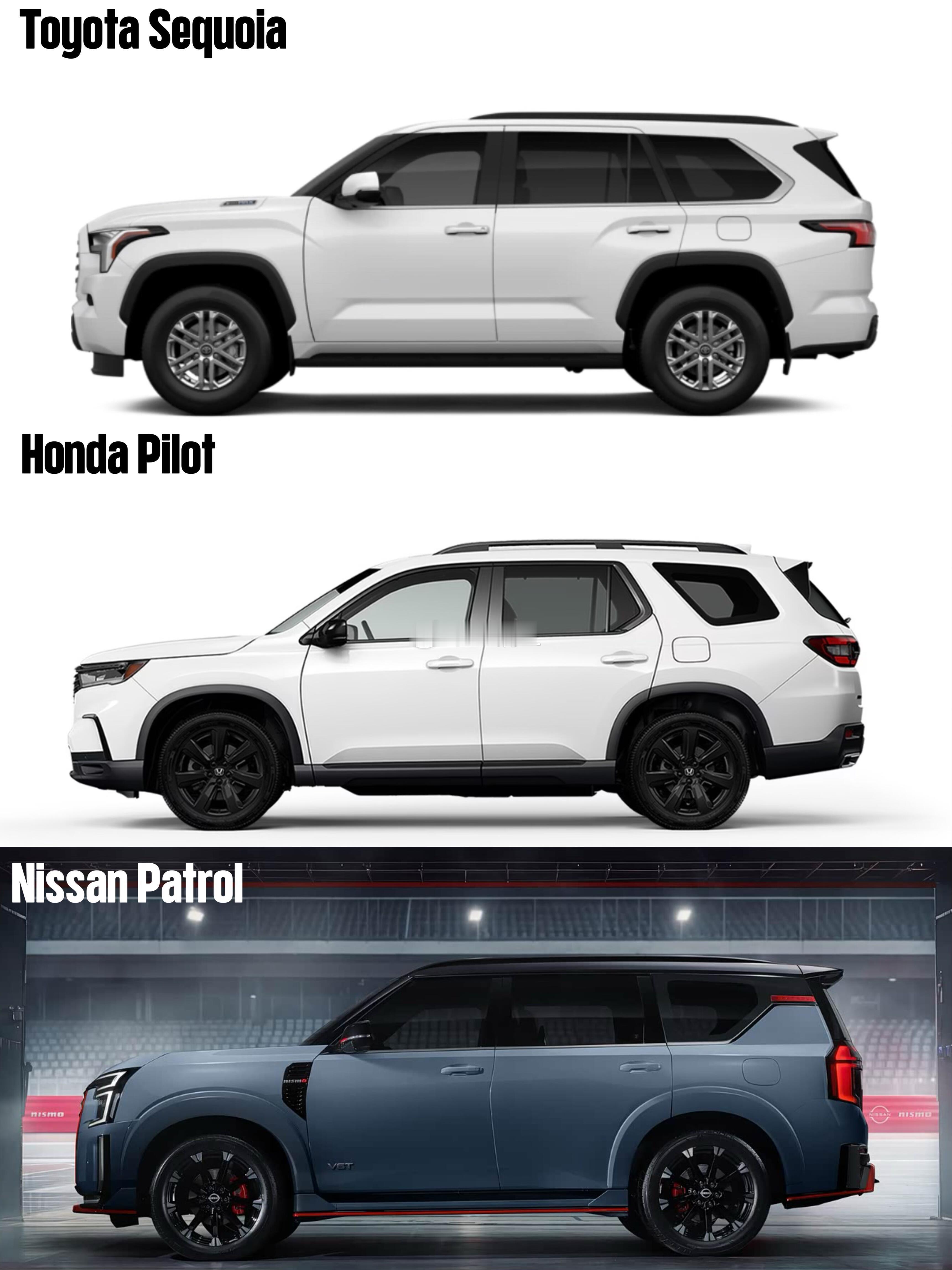 日系三杰最大的SUV，你喜欢哪个，一向以空间、经济省油著称的日系车，本田飞行员p