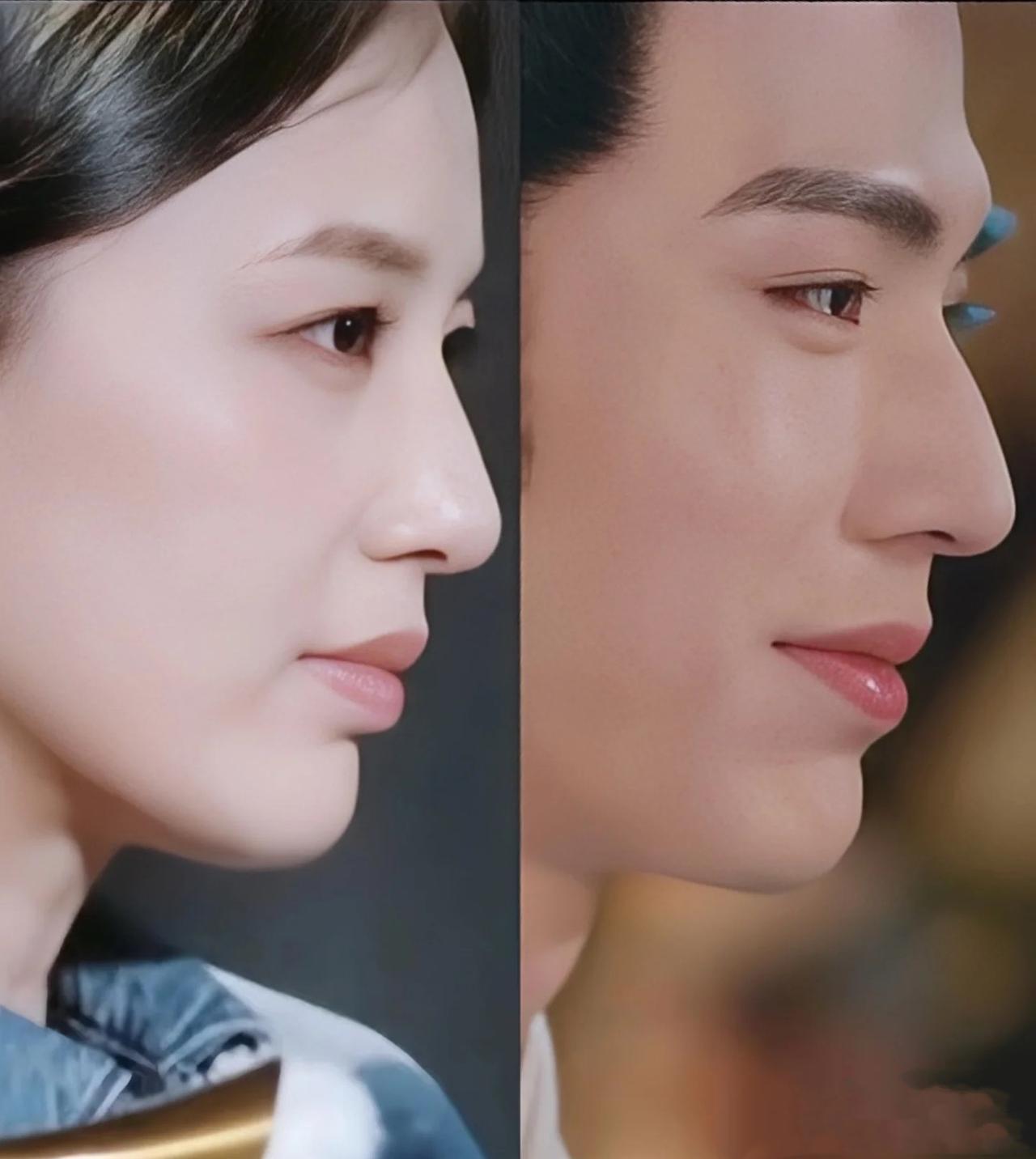 难道没人发现吗？难道没人发现黄圣依竟然和张凌赫长得非常之相似！话说，这个五官就