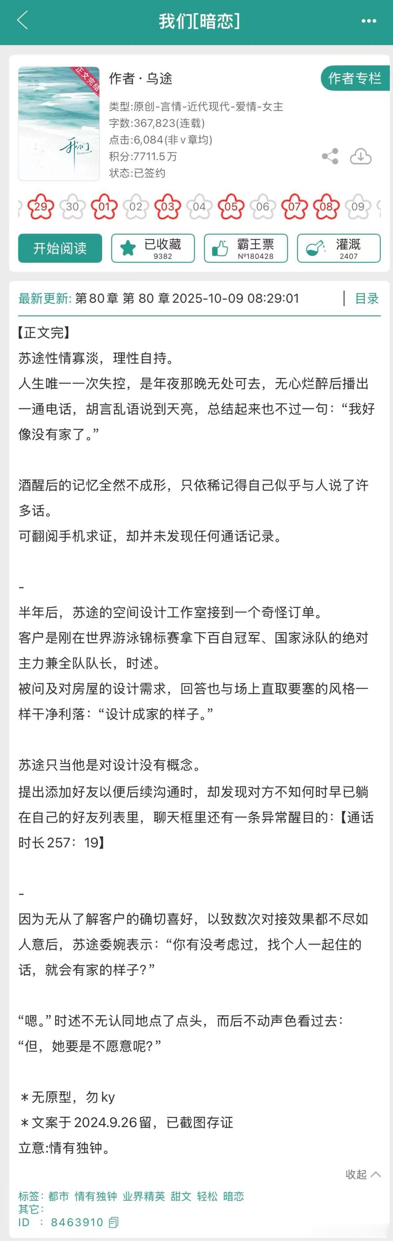 报——乌途的《我们》完结了[爱心][爱心][爱心]男主暗恋成真的久别重逢