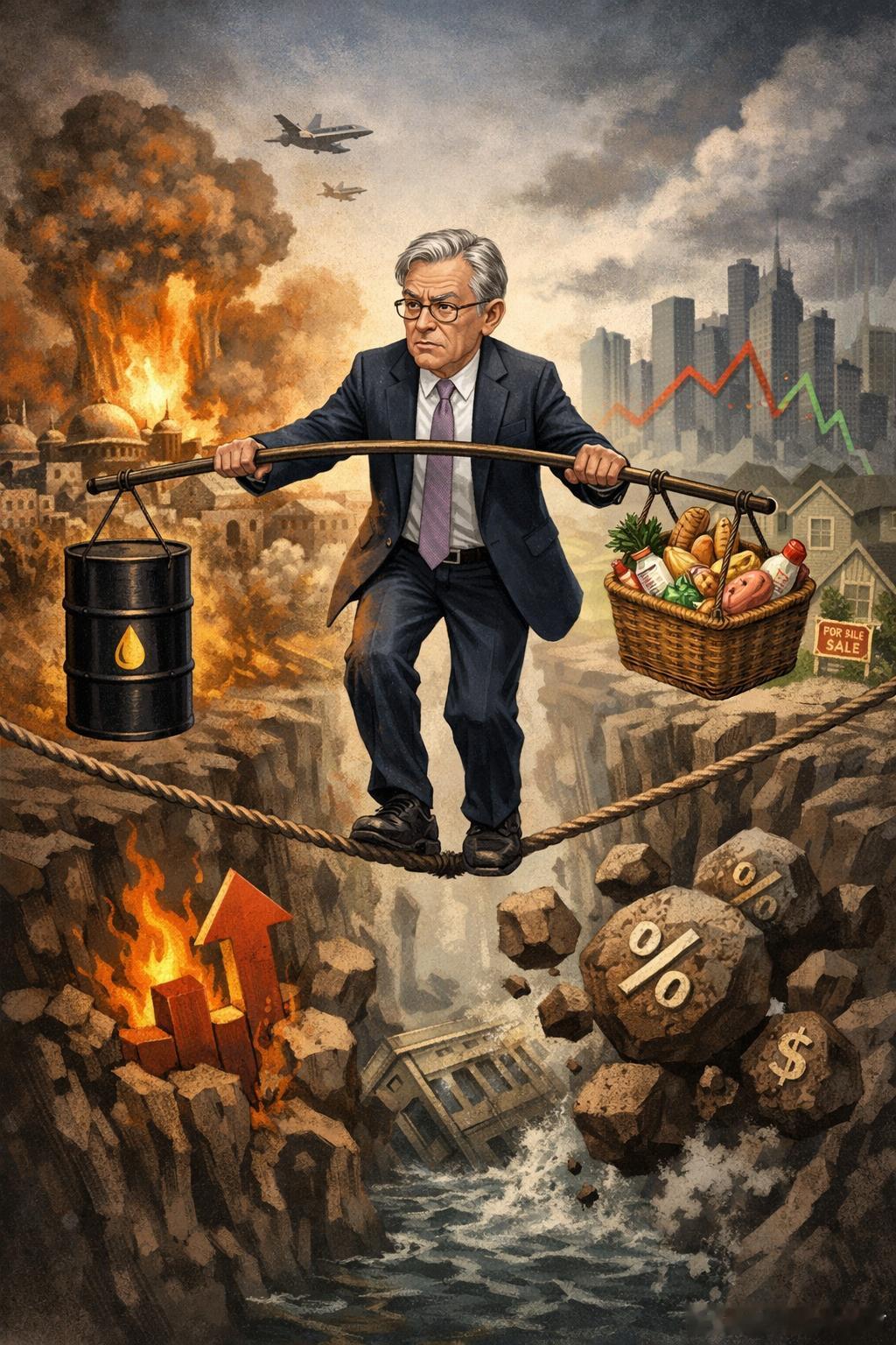 美联储最难的一关，不是降不降息，而是再也不敢轻易相信通胀会自己回去美联储如今面对