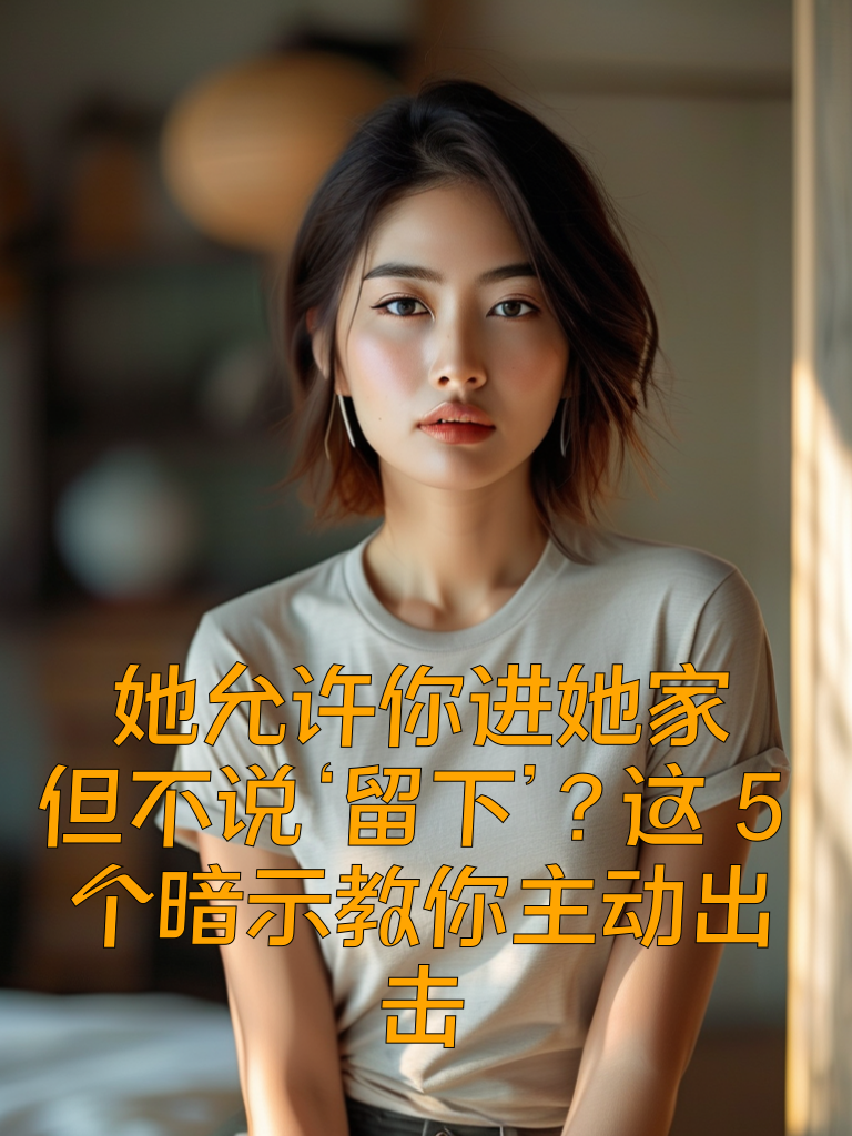 她允许你进她家但不说‘留下’？这5个暗示教你主动出击