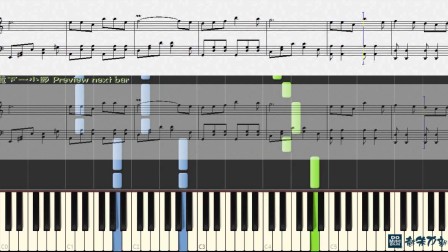 钢琴曲《v3》synthesia piano