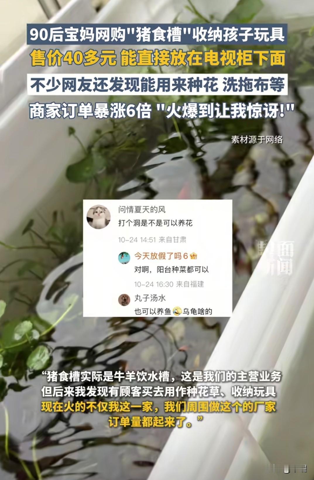 这跨的界有点多了,收纳玩具,养鱼,种花,阳台种菜,洗拖布。1.5米×30