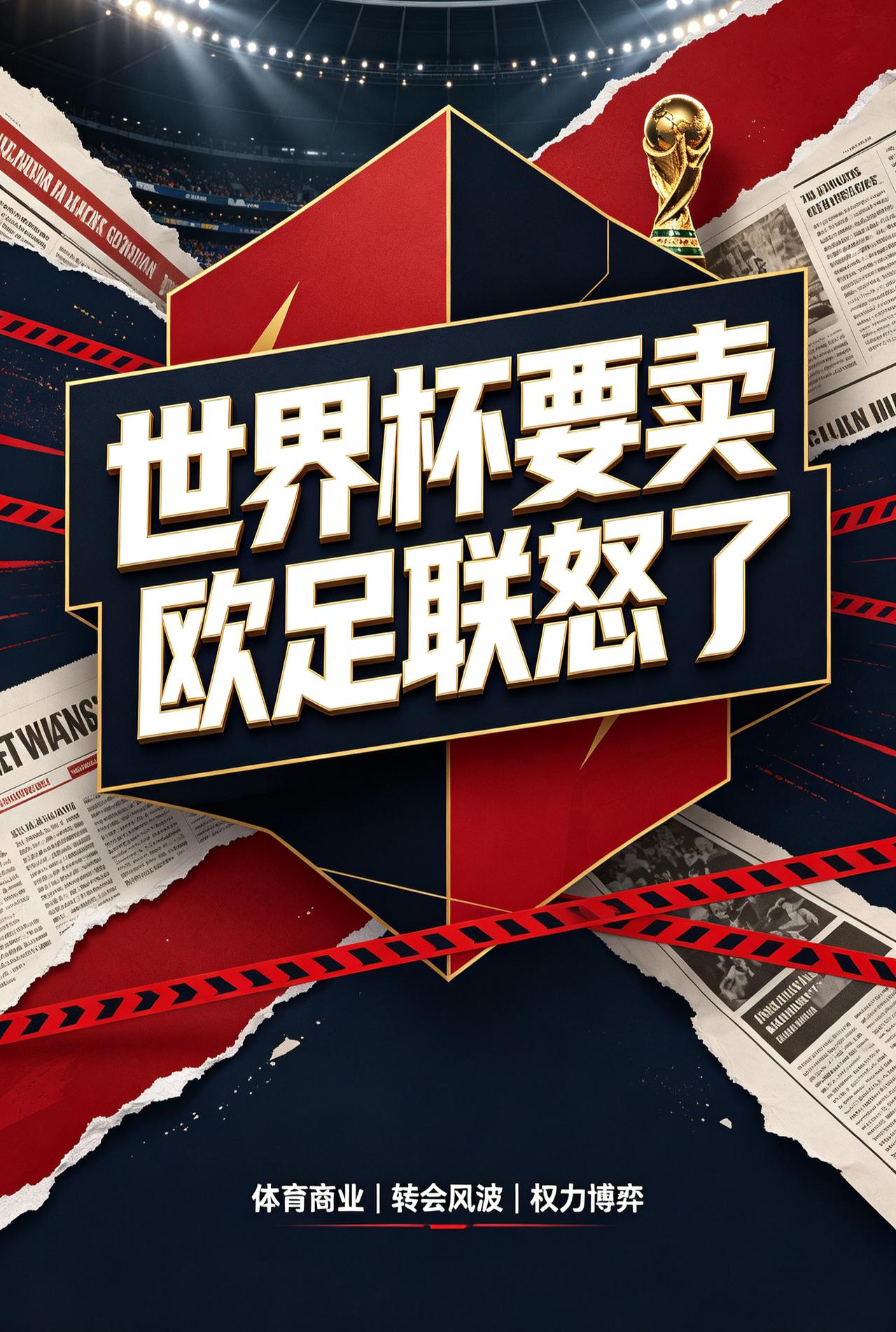 国际足联主席因凡蒂诺认怂了，他决定放弃组建公司的提案。面对欧足联的压力，他还是没