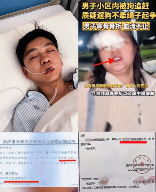 不问不知道，一问吓一跳！重庆融汇小区刘先生就因一句“遛狗为啥不牵绳”，换来