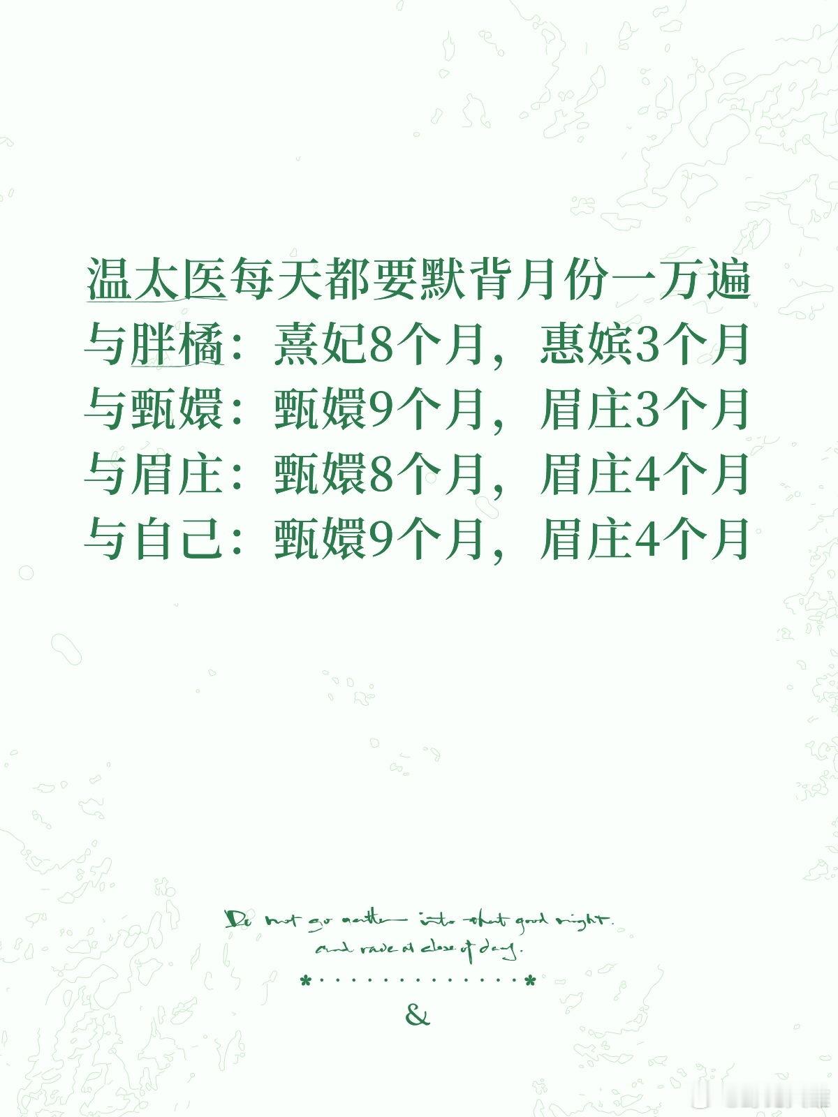 我学习的时候要是有温太医的好脑子就好了