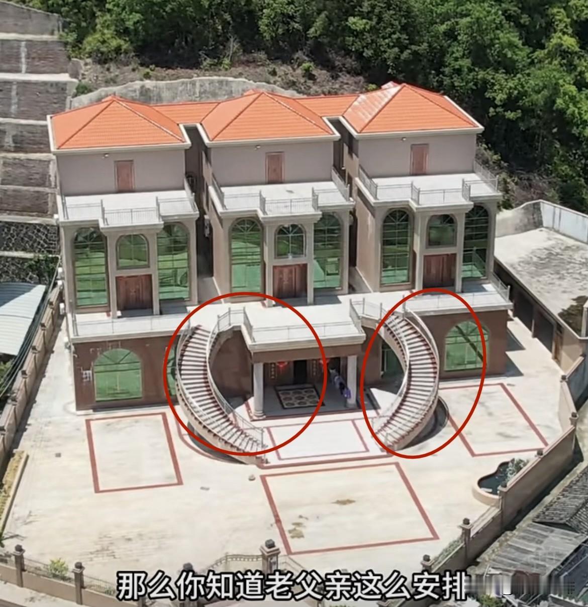 农村三兄弟约好一起回老家盖新房子🏠父亲说：必须各自建各自的房子，但每栋楼之