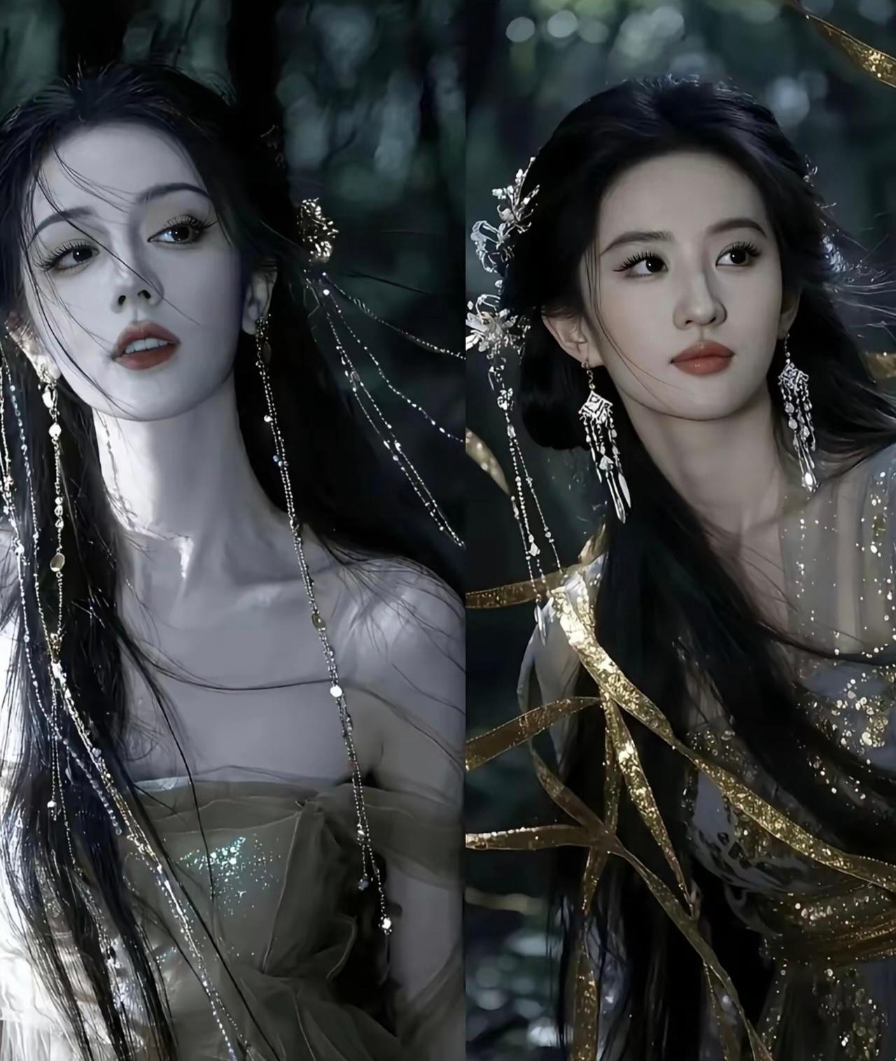 果然要把迪丽热巴和刘亦菲合照放一起，才能看出谁更漂亮！