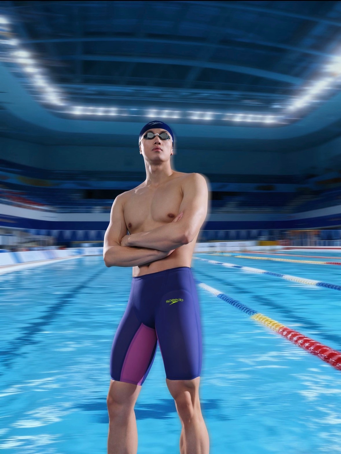 摄影师分享的无字verspeedo品牌代言人汪顺