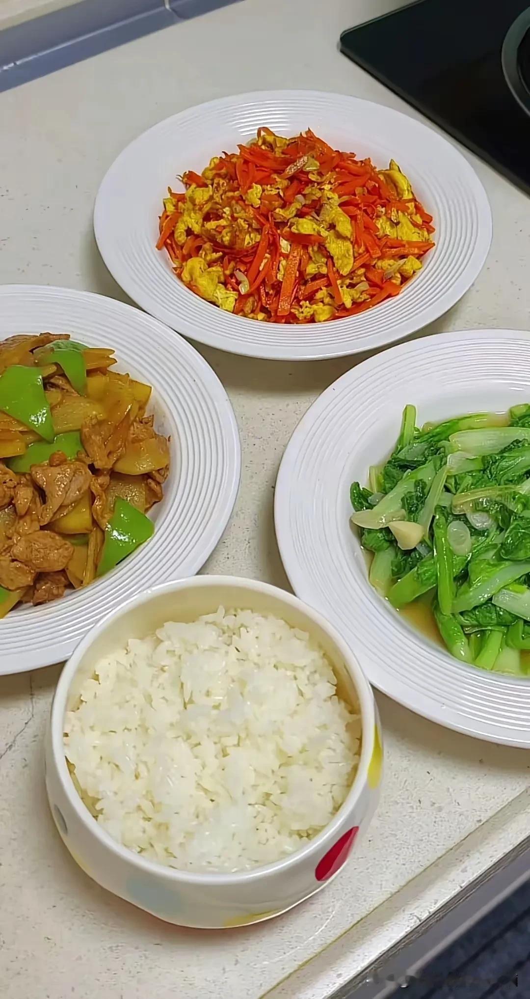 媳妇儿做的饭，有点儿太凑合了吧？