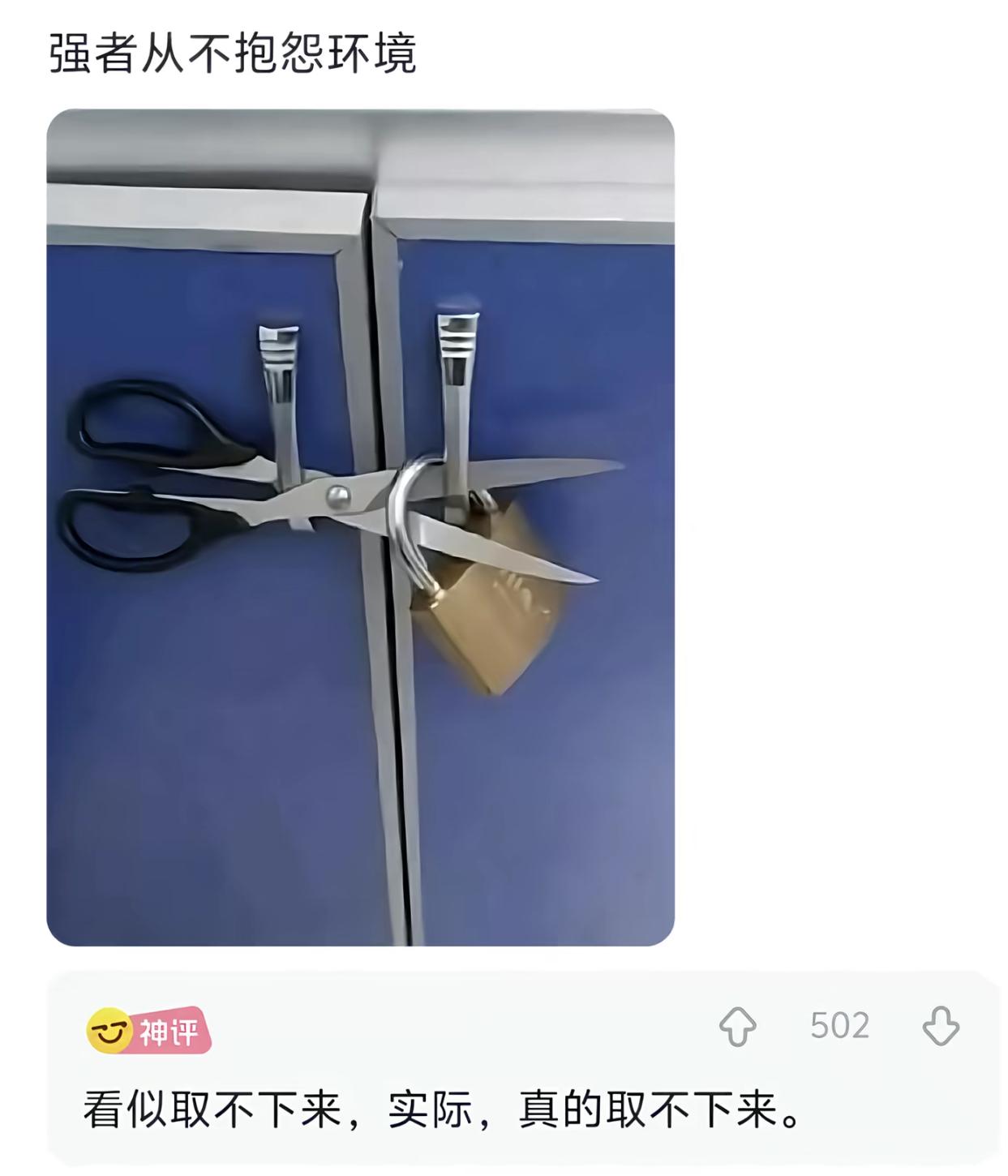 强者从不抱怨环境