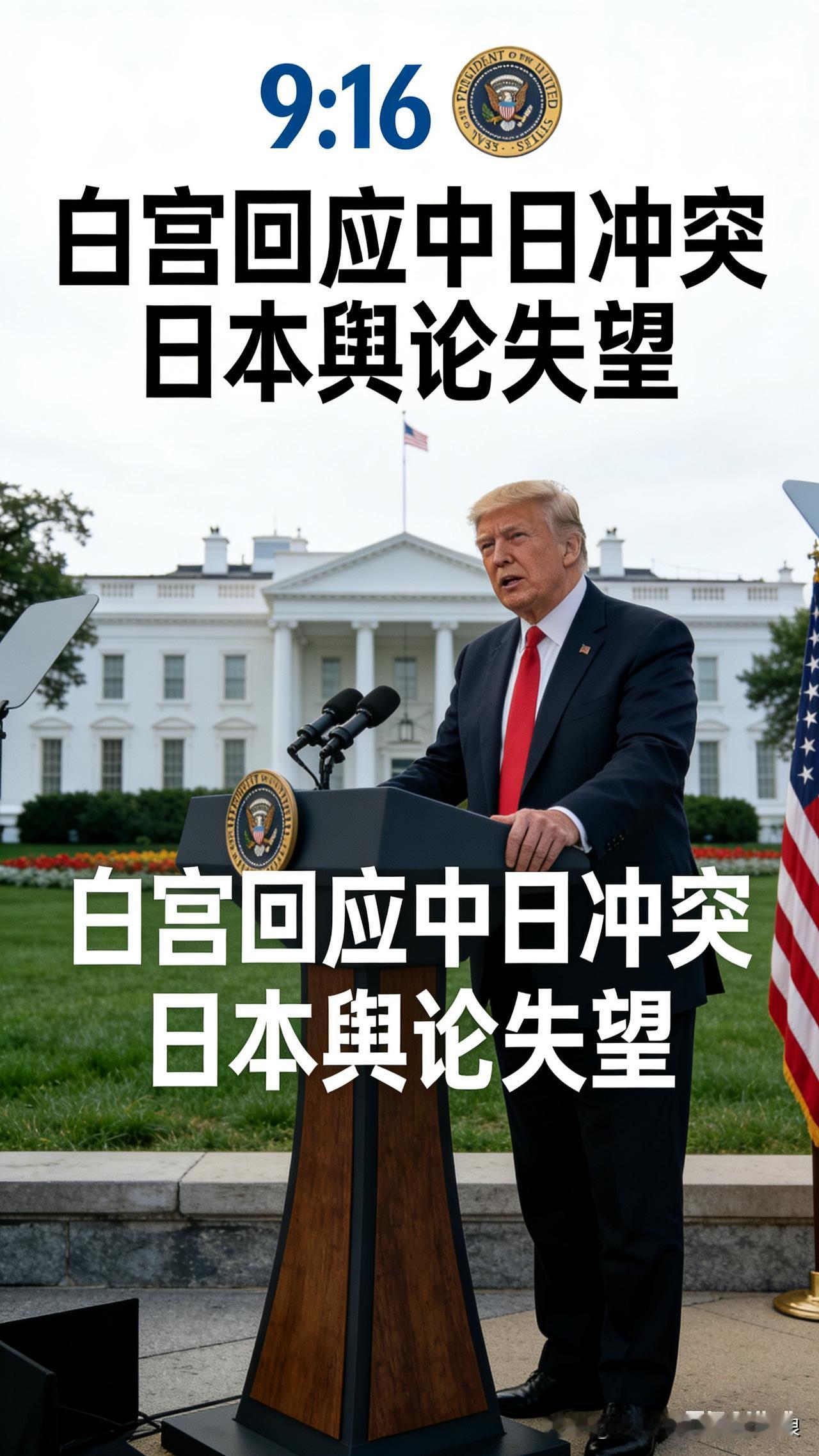 白宫回应中日冲突，日本舆论彻底凉了！日本上蹿下跳挑衅中国，转头就盼着美国撑