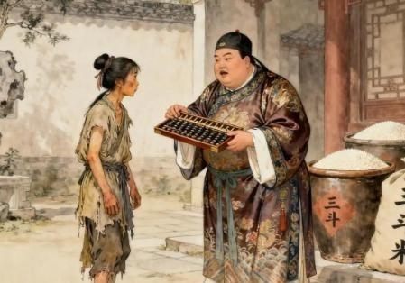 明朝嘉靖三年冬，员外贪图便宜，用三斗米换来一个快饿死的丫鬟，让她当牛做马，3年后