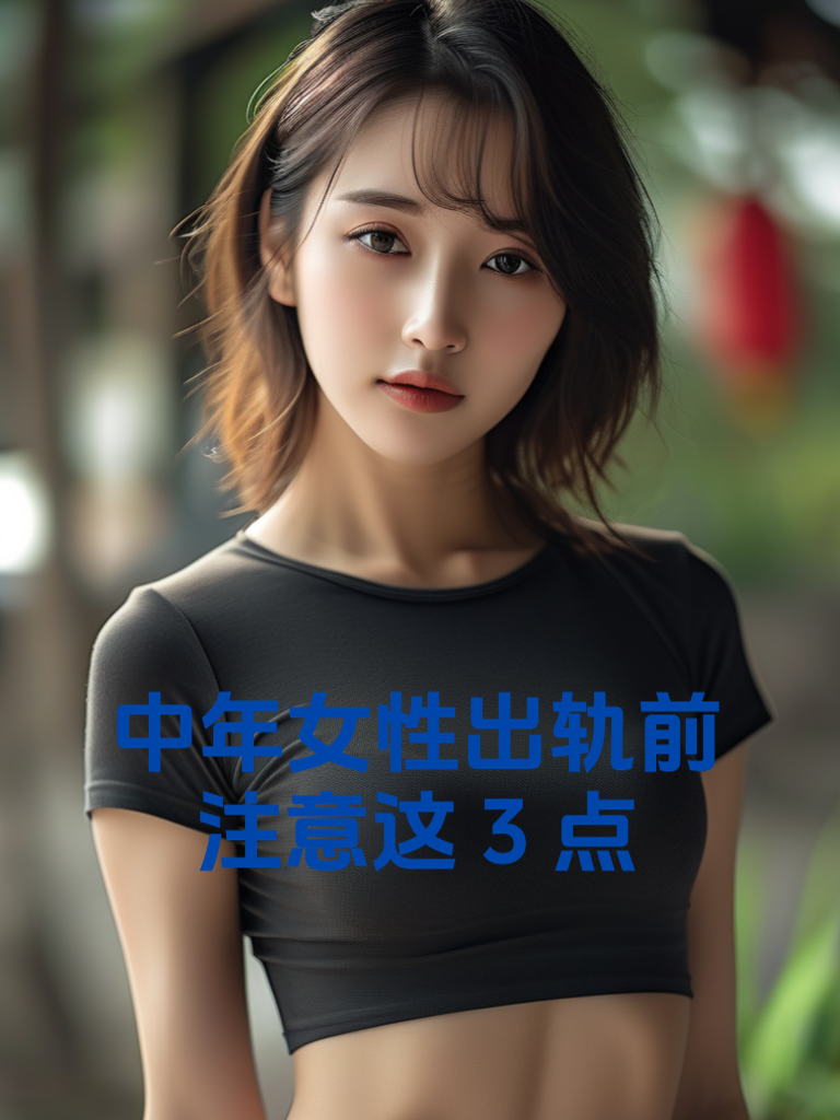 中年女性出轨前，注意这3点