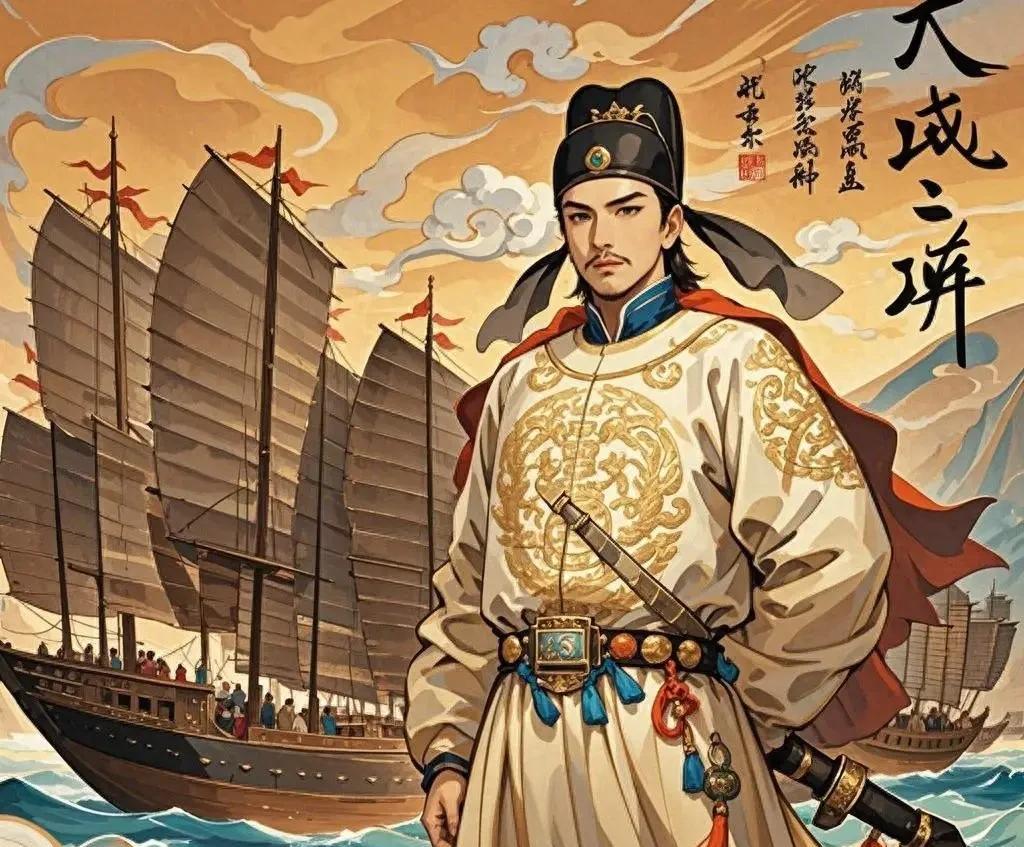 郑和下西洋的航海的资料，史书说是兵部尚书刘大夏觉得大航海劳民伤财，付之一炬，实际