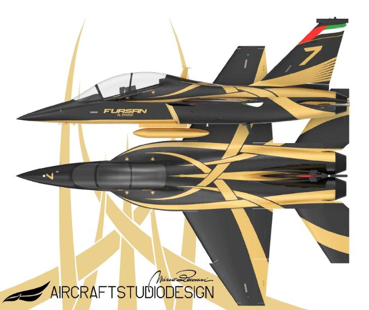 阿联酋的猎鹰15教练机涂装真帅！可惜的是，猎鹰15教练机的发动机，是乌克兰A