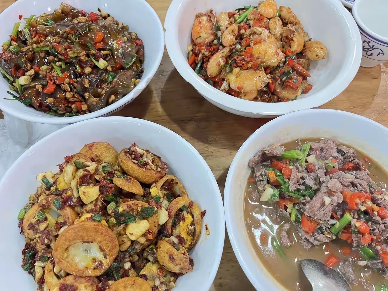 这四碗菜轮着吃，每餐加一青菜，一辈子吃不腻。