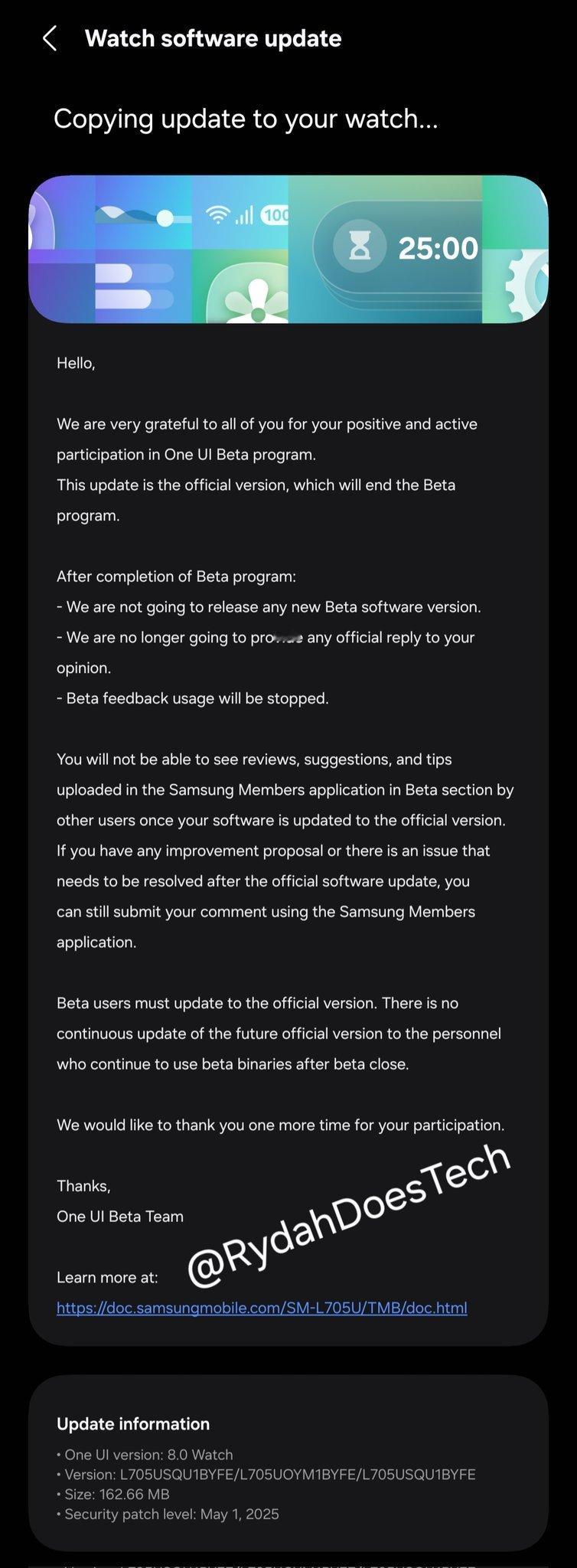 国外OneUI8.0WatchBeta已结束，国行用户等着推送​​​