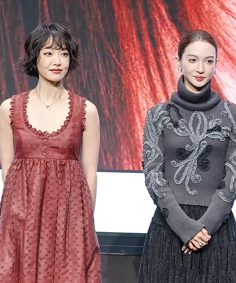 38岁的宋茜和35岁的金晨。难怪现在的明星都很热衷于修图，每次看他们自己和工