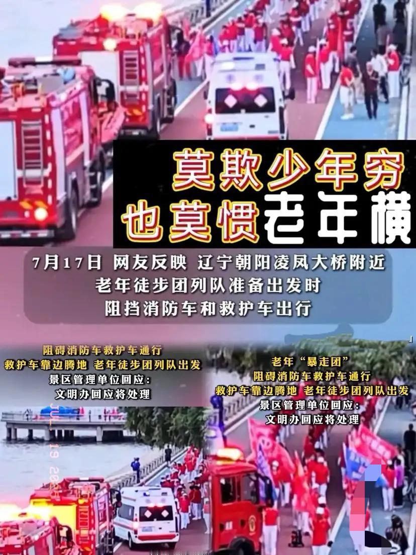 法律，“治不了”老年暴走团？😯电动车，闯红灯罚款20，我认了。机动车，