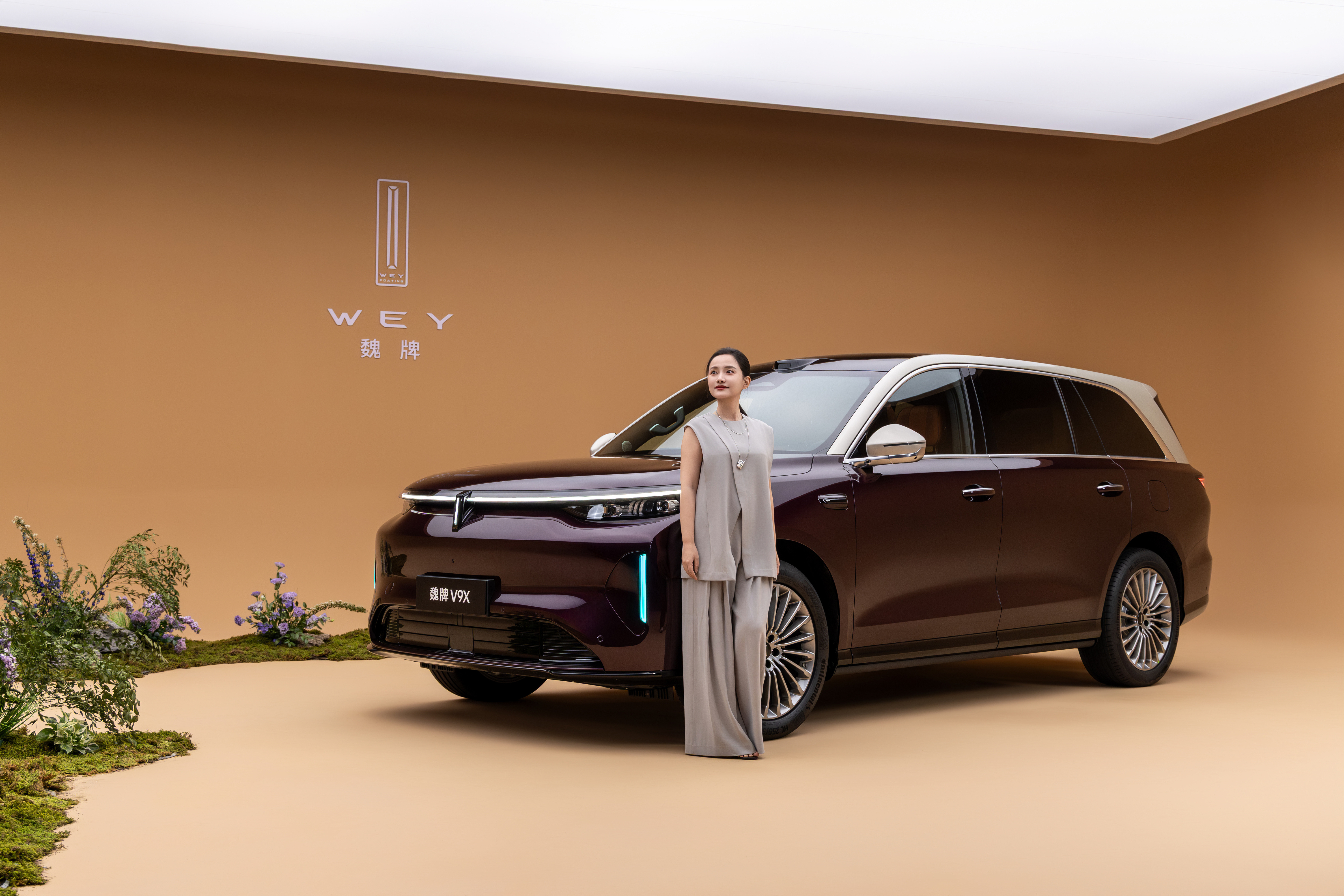 紫金配色的魏牌V9X各位觉得怎么样？魏牌V9X宣布代言人魏建军