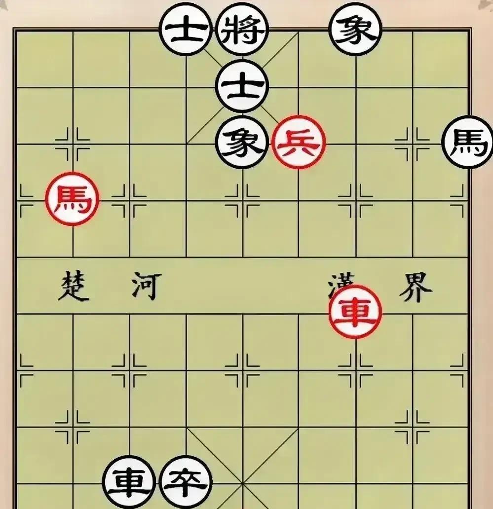 只有三步杀，都难住了无数人，有些人不会，还说黑棋绝杀无解。如图，黑棋卒点喉，进