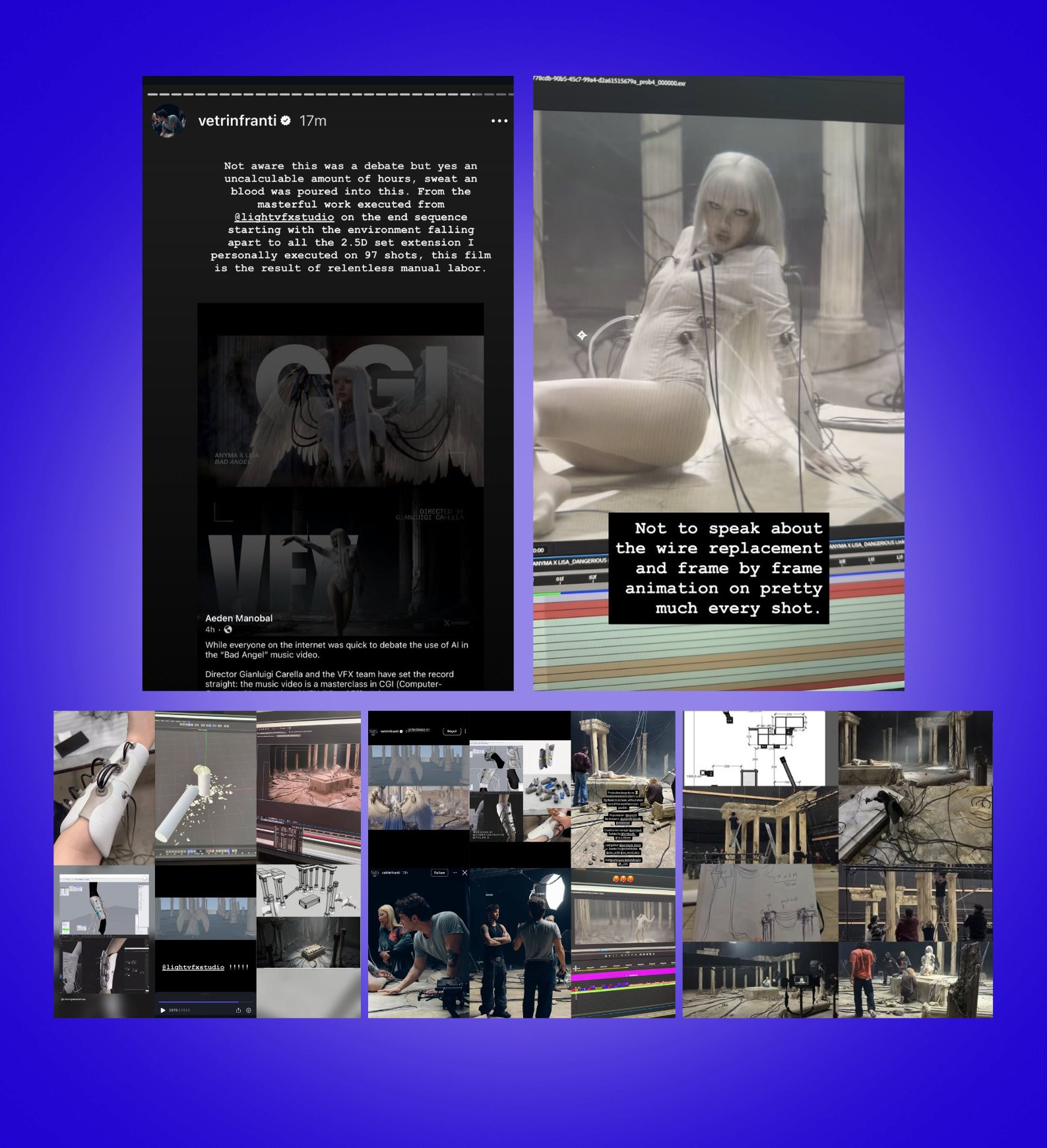 Anyma和LISA的《BadAngel》MV导演Gianluigi