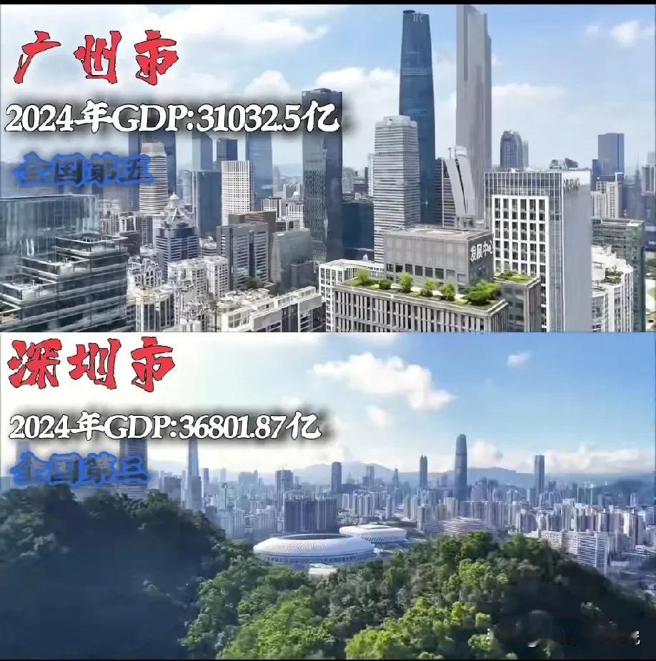 我国唯一一个拥有2座城市GDP达到3万亿元人民币以上的省份是广东，2024年广东
