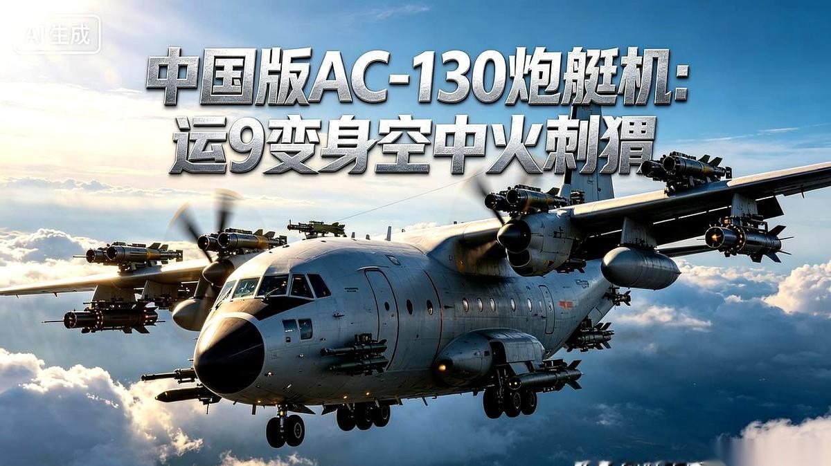 美媒放出的一组照片，让一架涂装显眼的“黄皮机”成了焦点。这就是基于运-9改装的