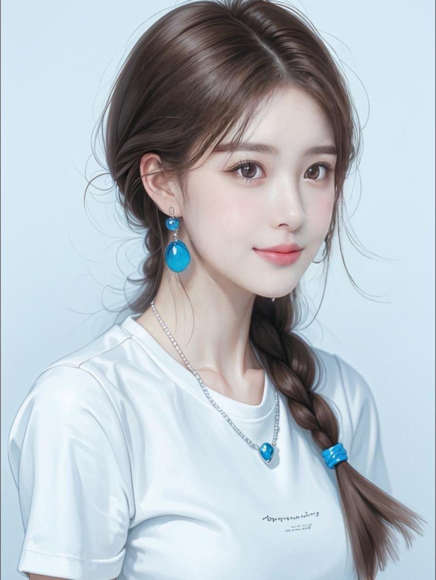 AI铅笔绘佳人 原来ai写真可以这么美 人生总得有一套ai写真吧 谁拍...