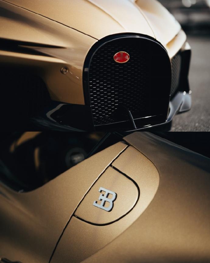 黄金时代降临！布加迪W16MistralGoldenEra黑金渐变+45幅