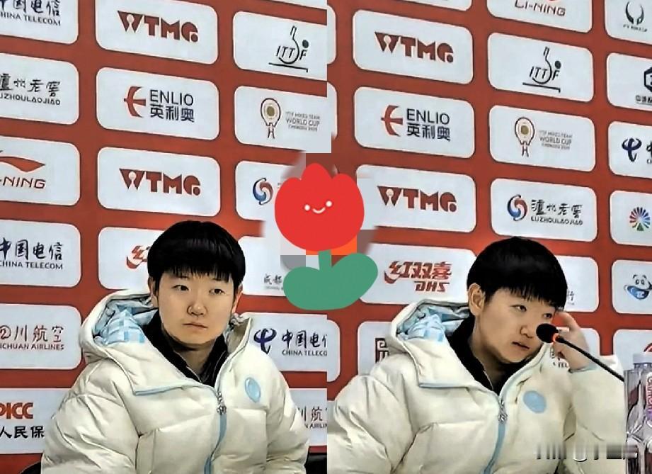 “今天是我第一次穿羽绒服接受采访，气冲冲地回来！”莎莎说。莎莎好像刚下班，一