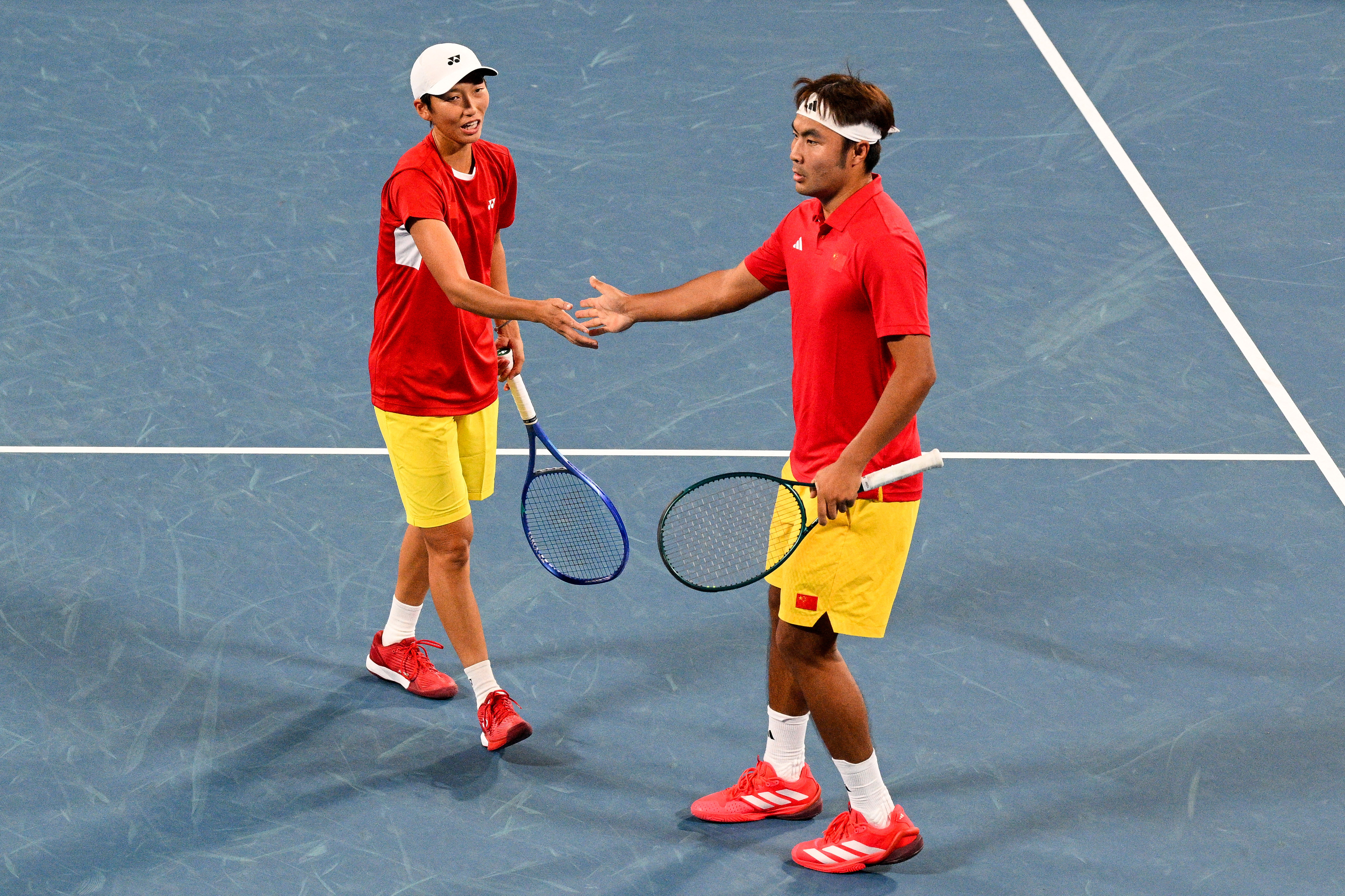 联合杯中国0比3加拿大网球联合杯小组赛，出战混双的尤晓迪/特日格乐以0-2的比