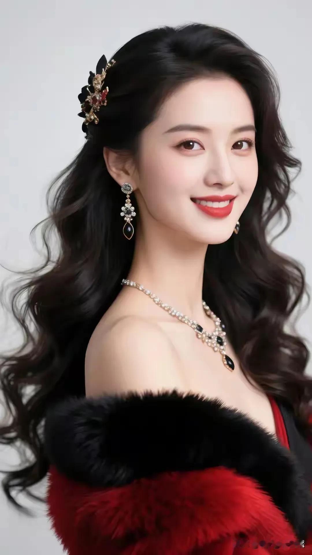 沉鱼落雁，闭月羞花。雍容华贵，仪态万方。国色天香，国色天香。