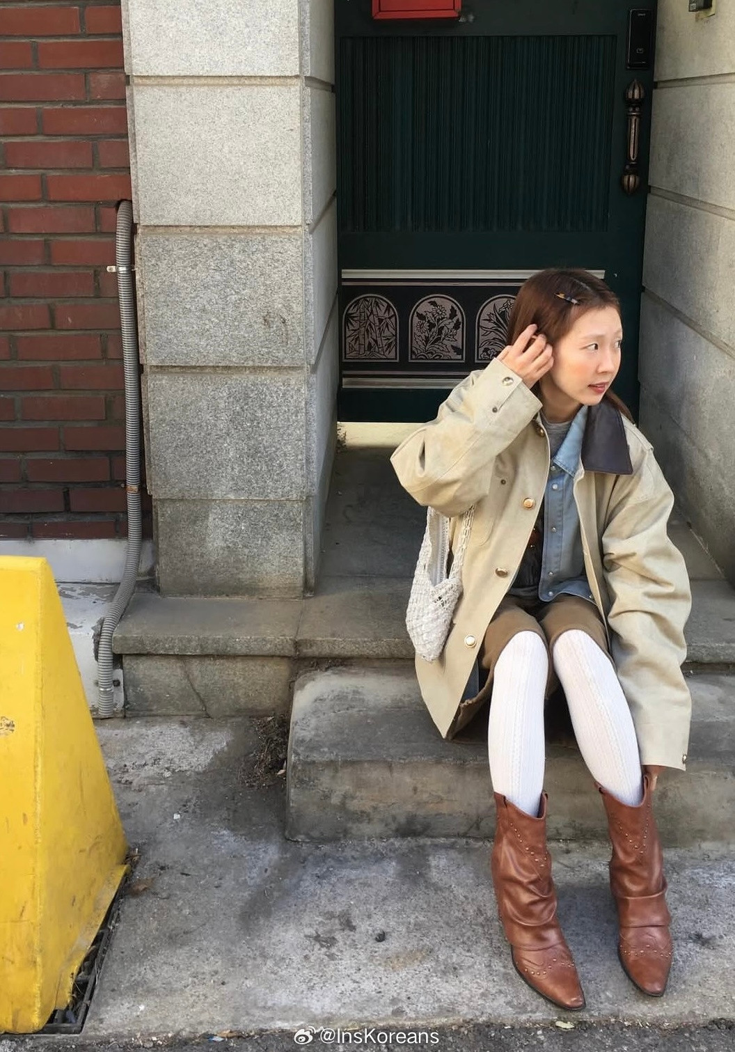 穿搭分享连续更新第2775天韩国时尚女生日常搭配韩女的快乐搭配韩系穿搭超能新星