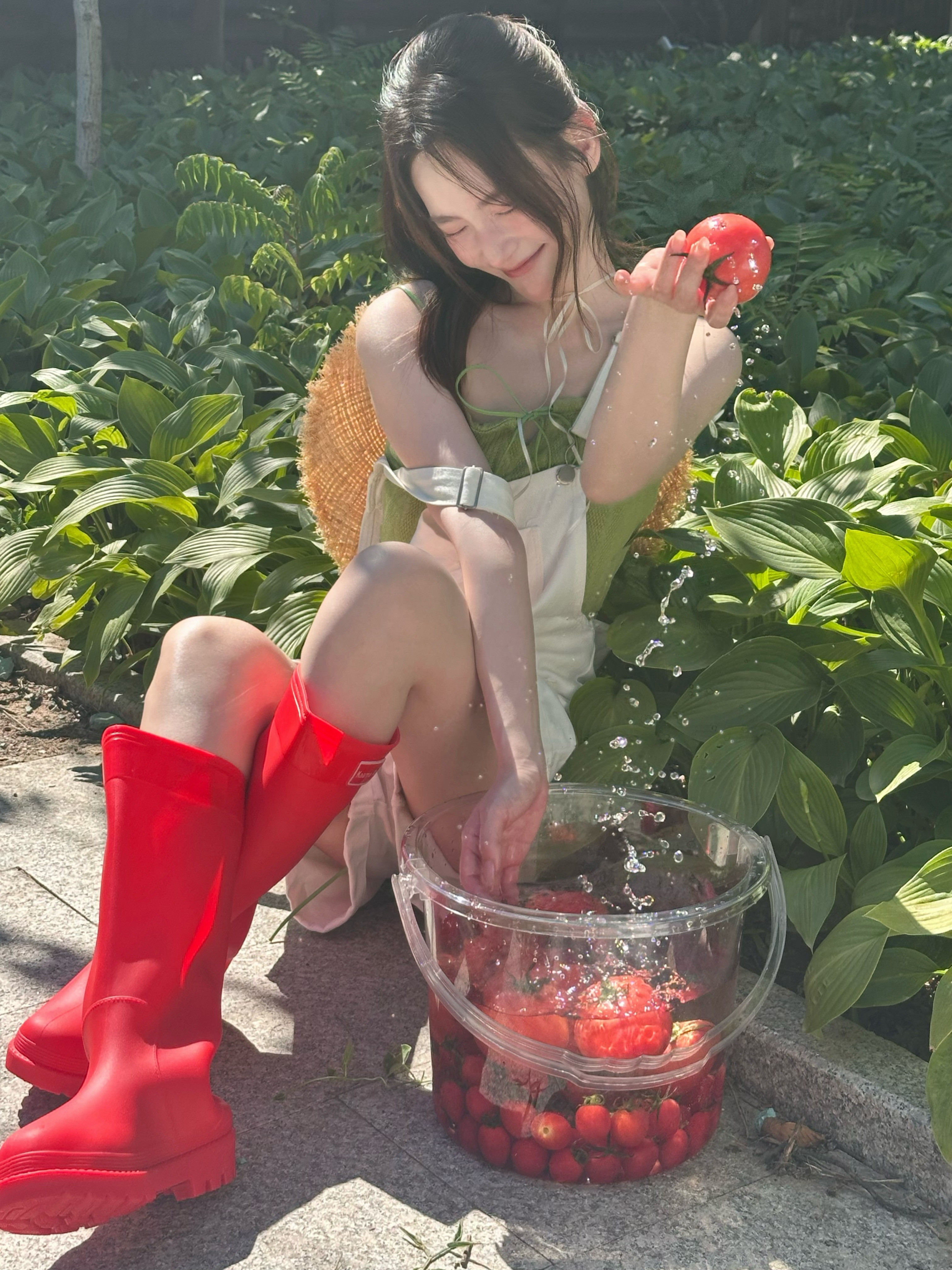 🍅夏日酸甜加载完毕天航工作室韩系少女写真外景夏日限定遇见夏天live花絮