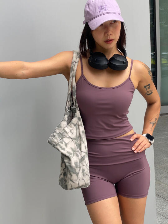 把健身服当时尚单品，也不是不可以🙂‍↔️